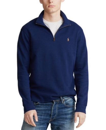 Polo Ralph Lauren Mens Big and Tall Estate-Rib Quarter-Zip Pullover, Size 2LT