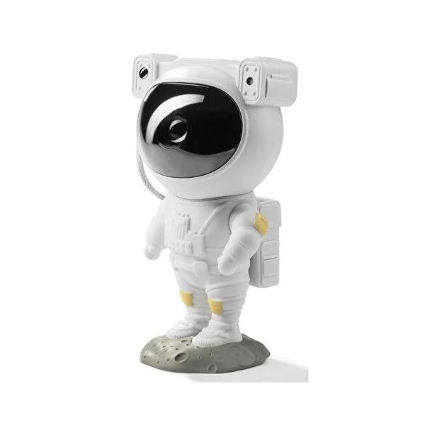 Ideenwelt Astronaut Projector Lamp - Galaxy Starry Night Light with Moon Projection &amp; Remote Control - USB Powered Space Themed Lighting for Kids Room Decor