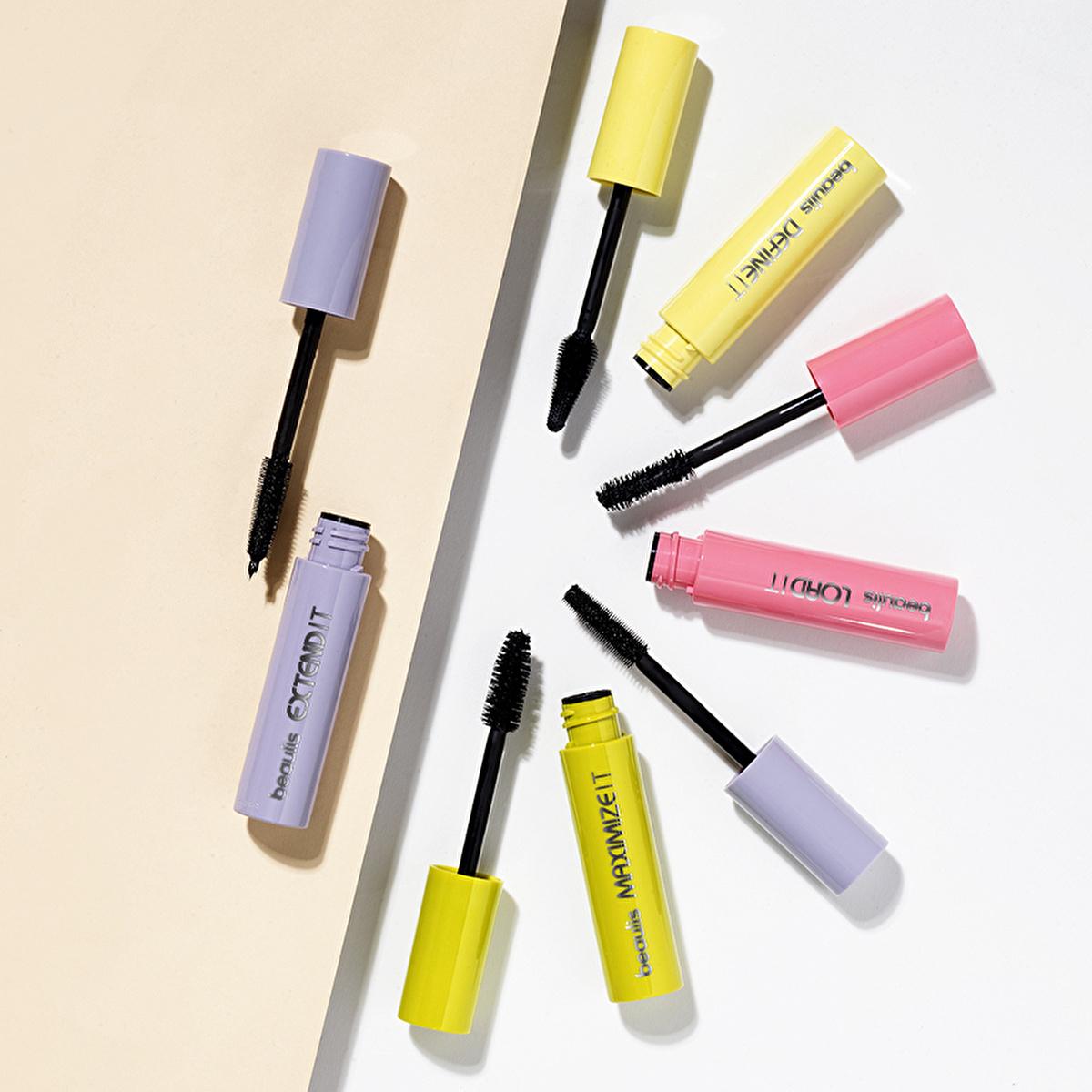 Beaulis Extend It Mascara - Volume &amp; Lengthening Mascara for Fuller Lashes
