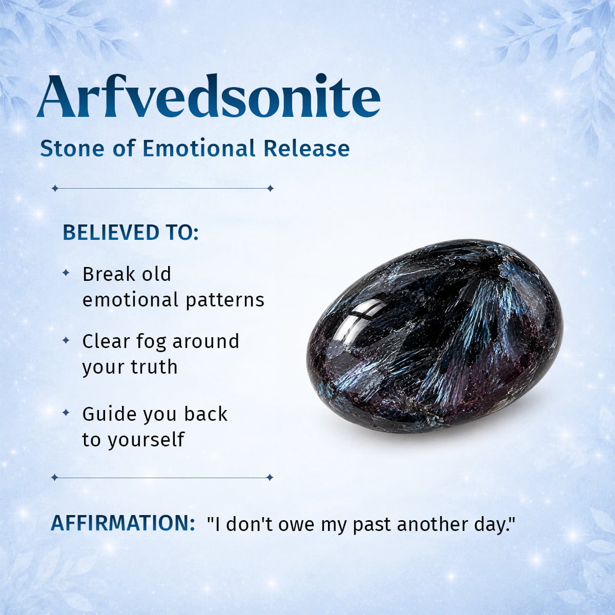 The Arfvedsonite Deep Healing Pendant
