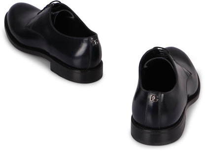 DOLCE &amp; GABBANA Elegant Derby Dress Shoes for Men