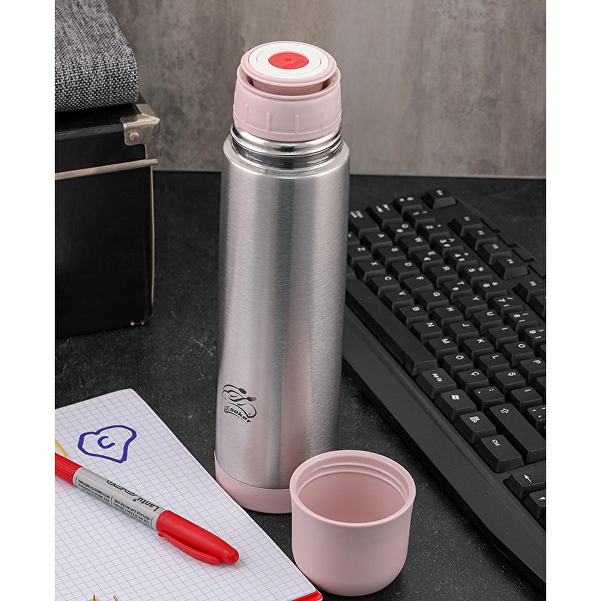 Cooker Stainless Steel Thermos 500ml - Keeps Drinks Hot/Cold for 24 Hours, Durable &amp; Eco-Friendly