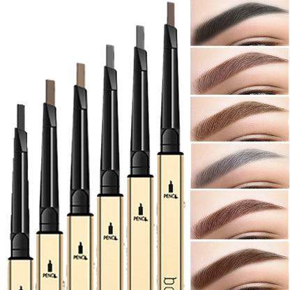 Dual-Ended Waterproof Eyebrow Pencil – Precise, Long-Lasting &amp; Smudge-Proof Brow Makeup