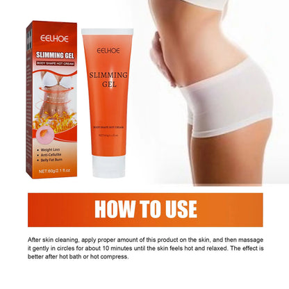 Fat Slimming Gel Firming Skin Tightening Cellulite Remove for Abdomen Waist Weight Loss Massage Beauty Health Body Shaping Cream