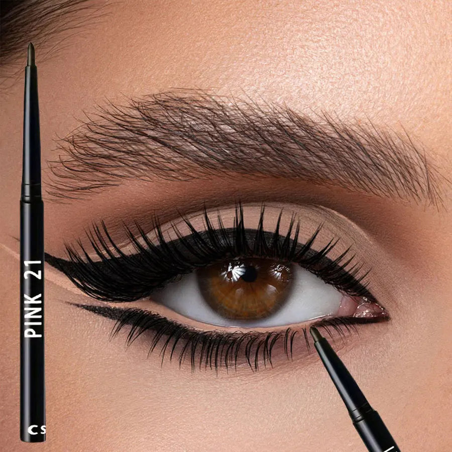 5-Pack Waterproof &amp; Sweat-Proof Black Eyeliner Pencil -Long-Lasting, Smudge-ProofFor Bold Eye Makeup, EasyGlide Formula for Perf
