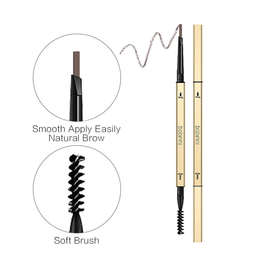 Dual-Ended Waterproof Eyebrow Pencil – Precise, Long-Lasting &amp; Smudge-Proof Brow Makeup