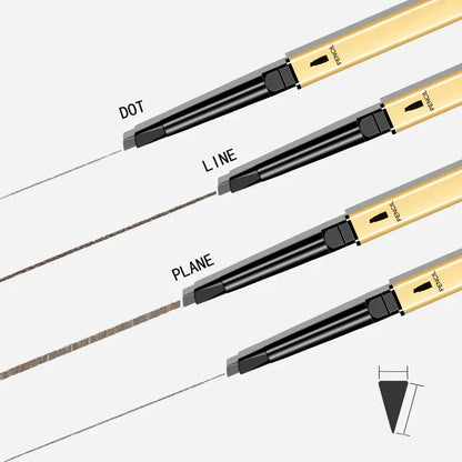 Dual-Ended Waterproof Eyebrow Pencil – Precise, Long-Lasting &amp; Smudge-Proof Brow Makeup