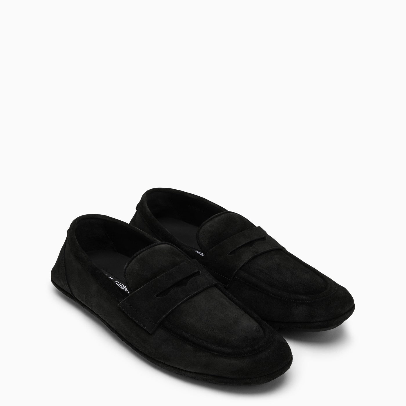 Dolce&amp;Gabbana Black Suede Loafer