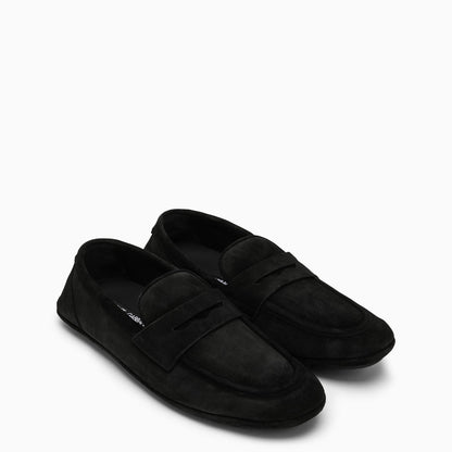 Dolce&amp;Gabbana Black Suede Loafer
