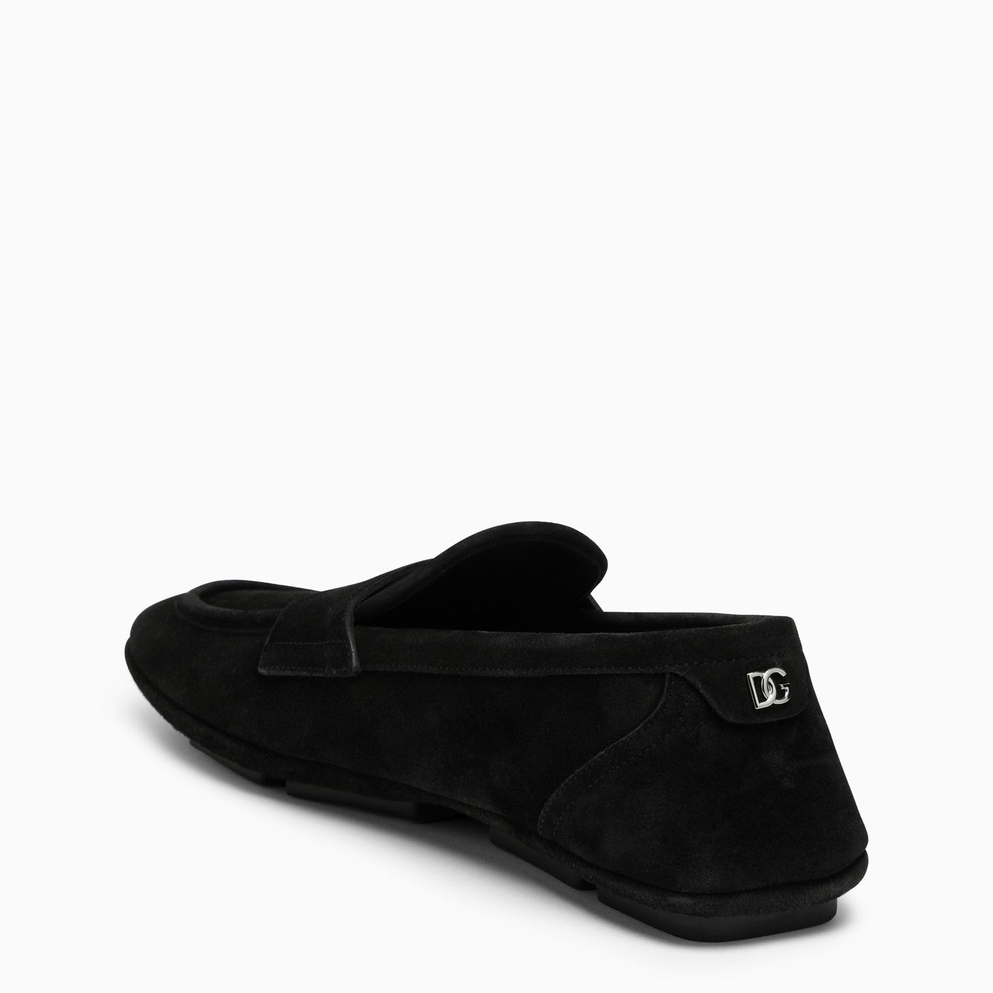 Dolce&amp;Gabbana Black Suede Loafer