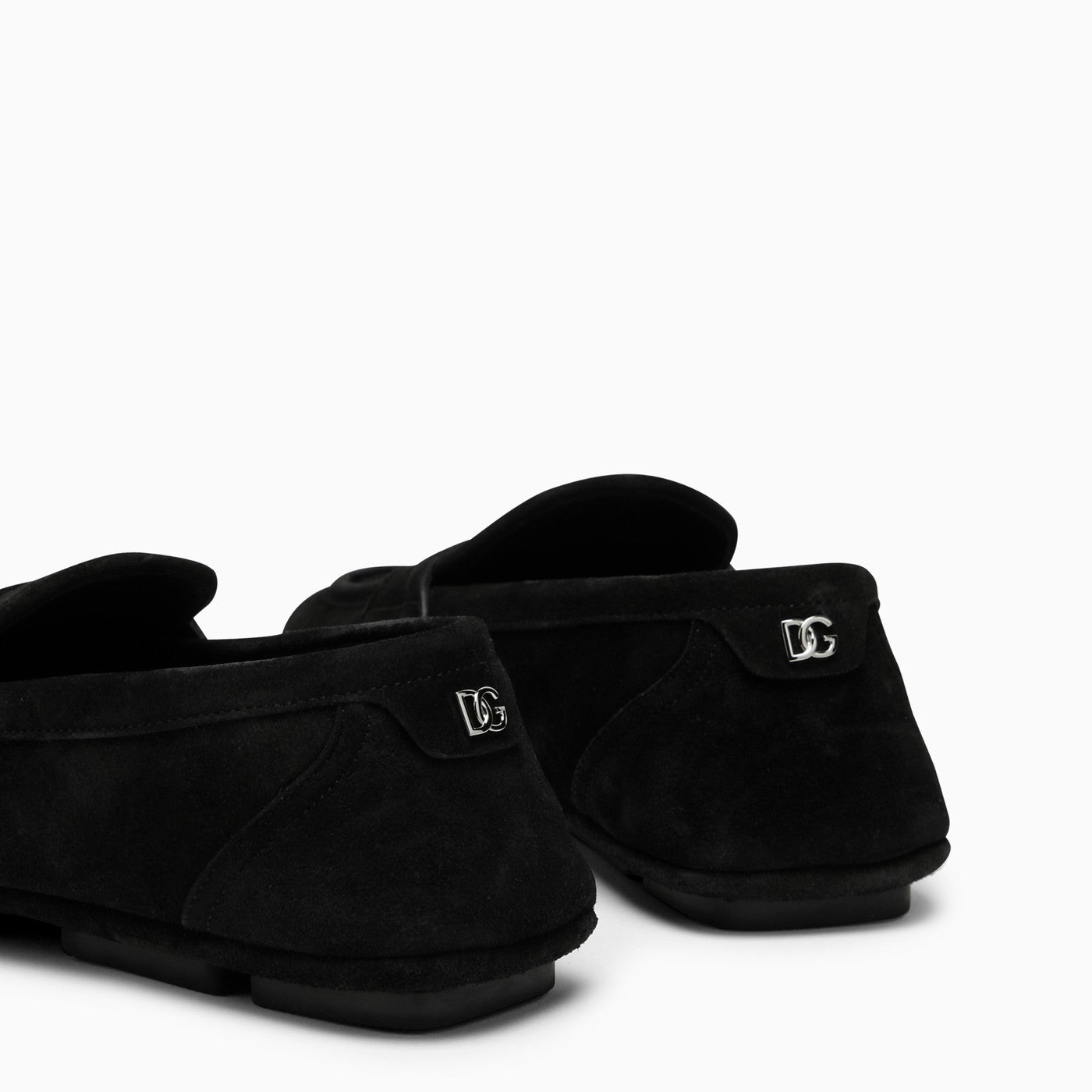 Dolce&amp;Gabbana Black Suede Loafer