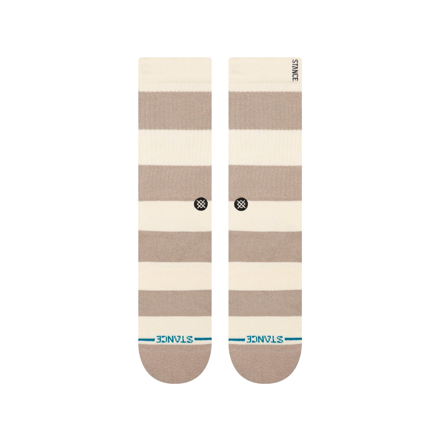 Stance Butter Blend Crew Socks - Stacked Up - Sting Grey