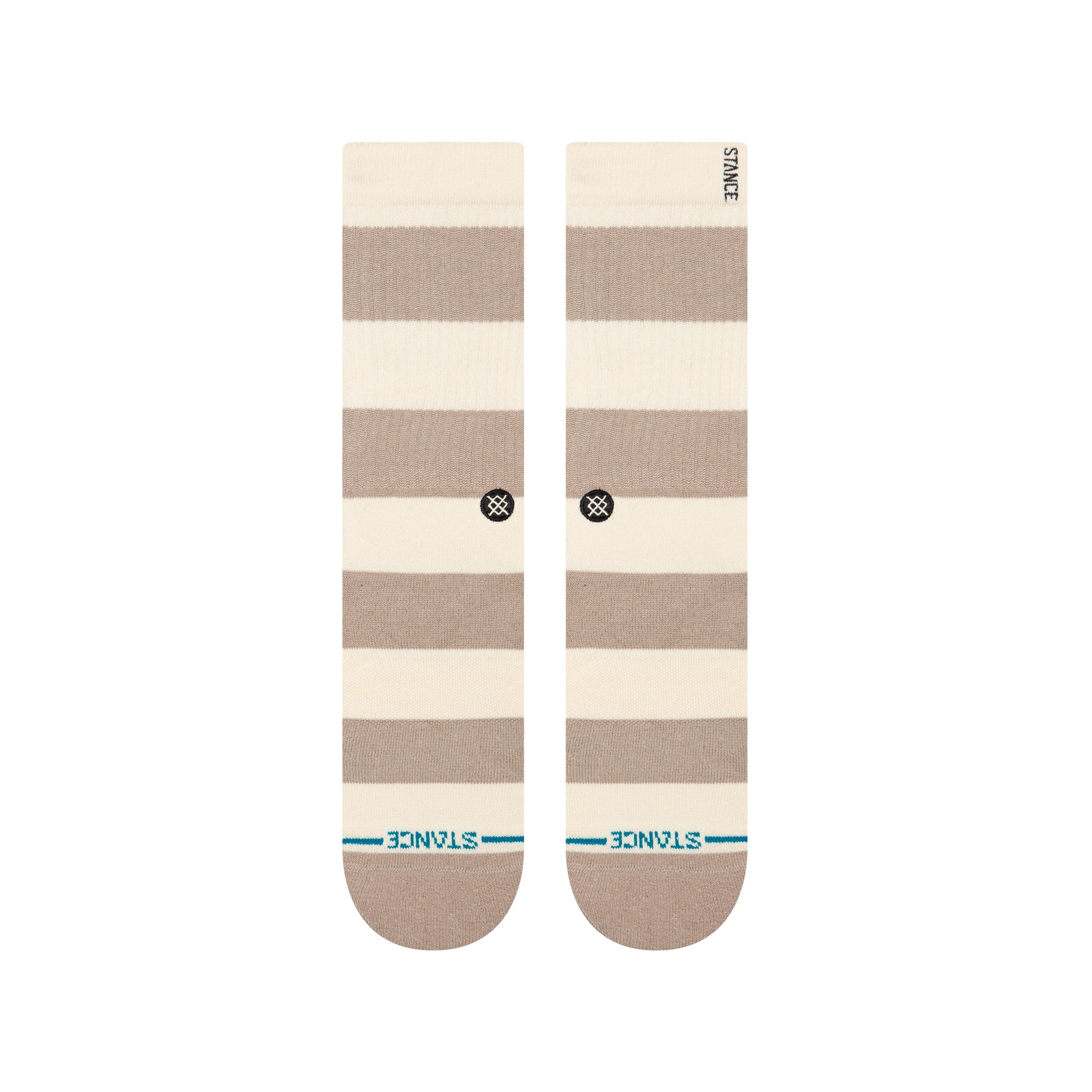 Stance Butter Blend Crew Socks - Stacked Up - Sting Grey