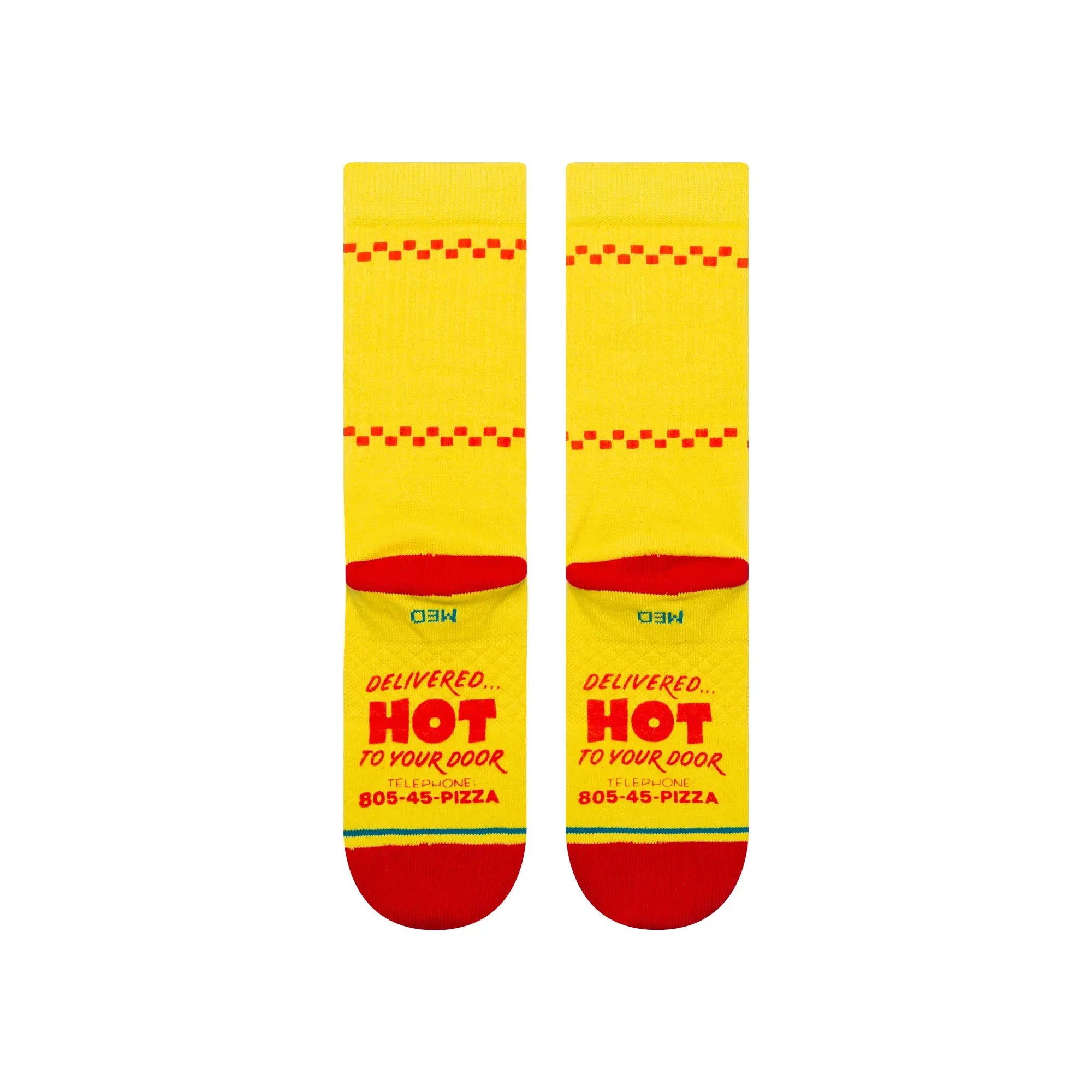 Stance X Stranger Things Surfer Boy Crew Socks - Yellow