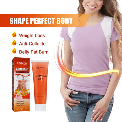 Fat Slimming Gel Firming Skin Tightening Cellulite Remove for Abdomen Waist Weight Loss Massage Beauty Health Body Shaping Cream