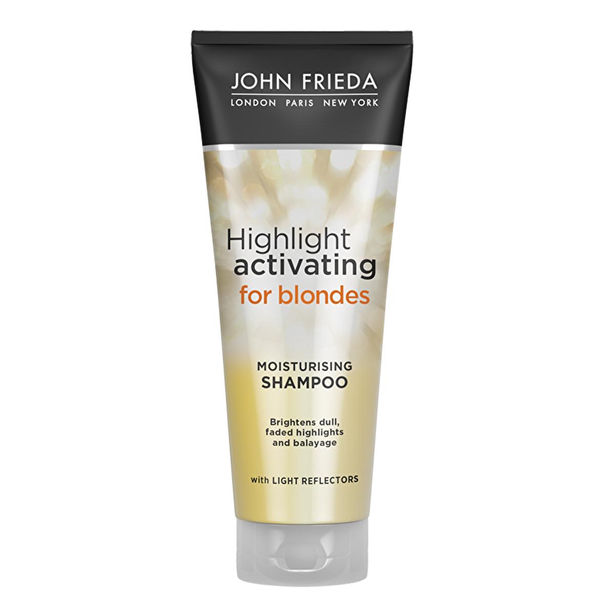 John Frieda Sheer Blonde Shampoo for Blonde Hair - 250ml, Enhances Color &amp; Shine with Avocado Oil &amp; Vitamin C