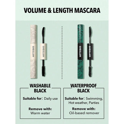 Sheglam All-In-One Waterproof Mascara for Volume &amp; Length