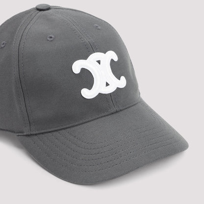 CELINE Triomphe Logo-Application Baseball Cap
