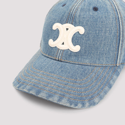 CELINE Triomphe Logo-Appliquéd Baseball Cap