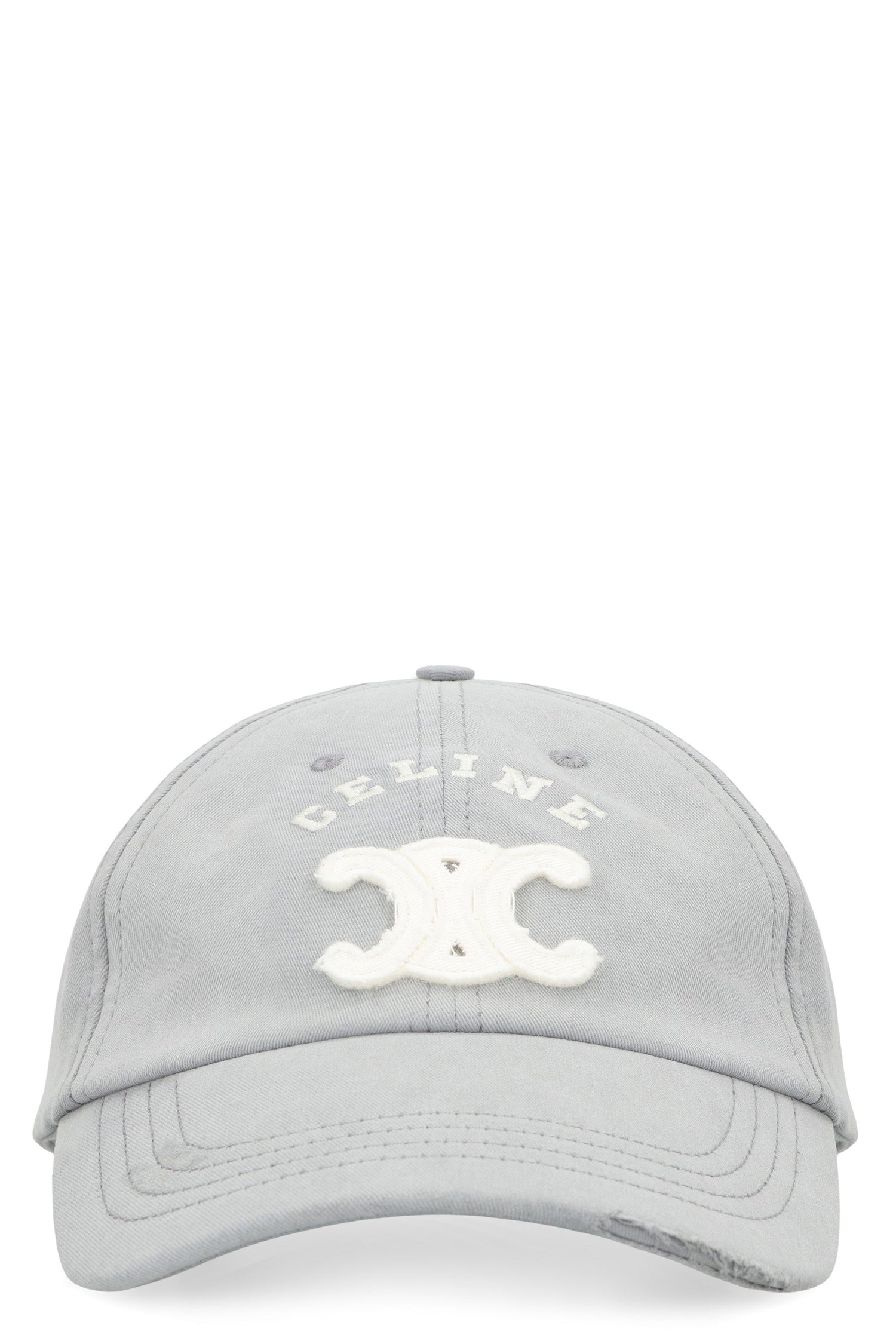 CELINE Triomphe Lightweight Cotton Gabardine Cap