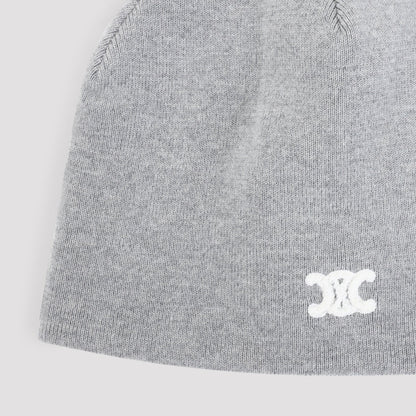 CELINE Triomphe Wool Beanie