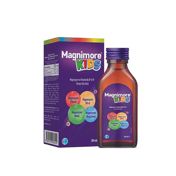 Tabilac Magnimore Kids Magnesium &amp; Vitamin B6 Liquid 200 ml