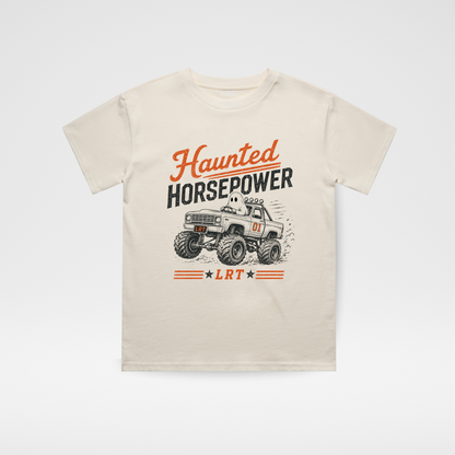 HAUNTED HORSEPOWER HALLOWEEN TEE