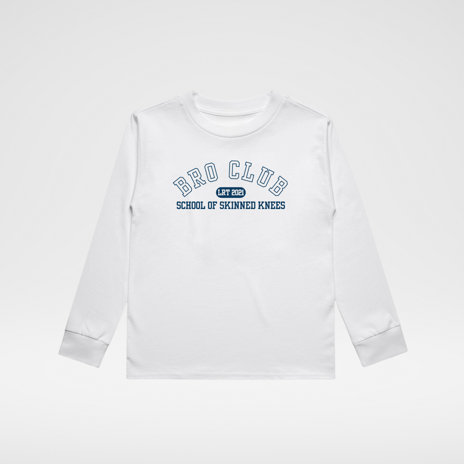 BRO CLUB LONG SLEEVE - WHITE