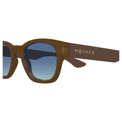 ALEXANDER MCQUEEN Stylish Rounded Sunglasses for Men - AM0530S