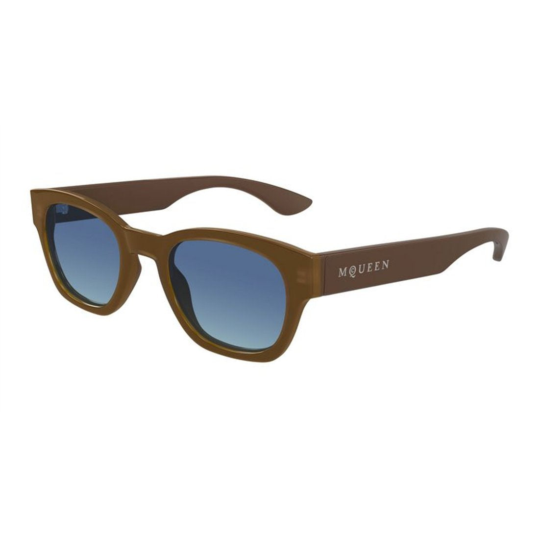 ALEXANDER MCQUEEN Stylish Rounded Sunglasses for Men - AM0530S
