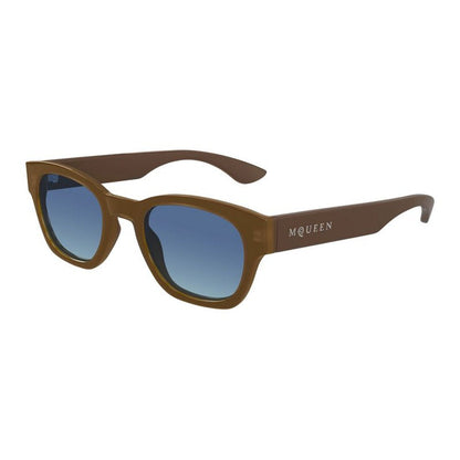 ALEXANDER MCQUEEN Stylish Rounded Sunglasses for Men - AM0530S
