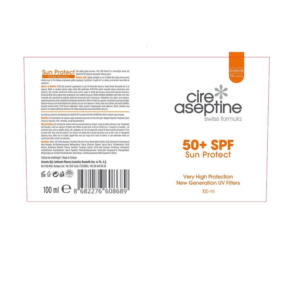 Cire Aseptine SPF 50+ Sun Protection Cream for Face &amp; Body 100 ml