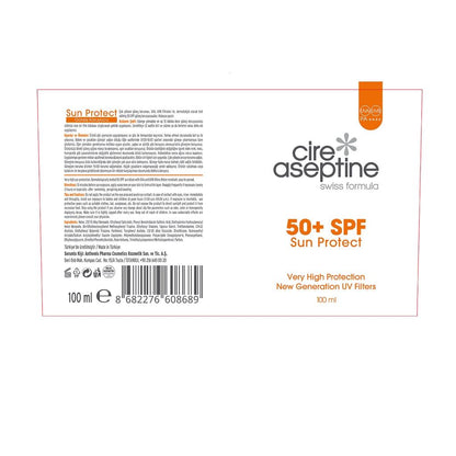 Cire Aseptine SPF 50+ Sun Protection Cream for Face &amp; Body 100 ml