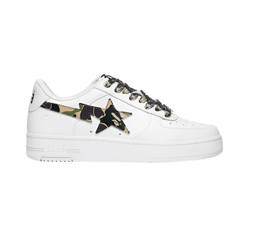 A Bathing Ape Bape Sta Low ABC Camo White Green