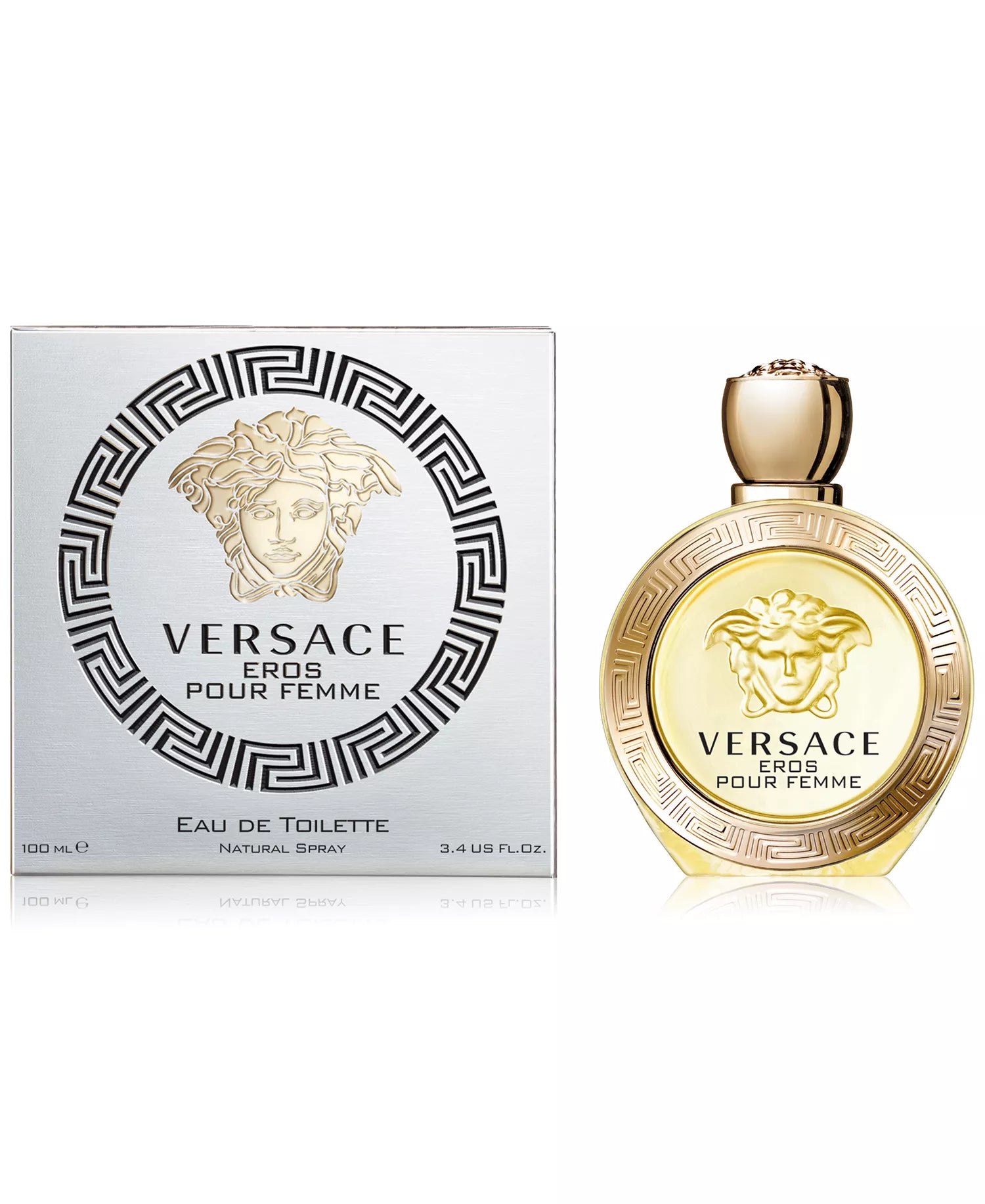 Versace Eros Pour Femme EDT Spray for Women 3.4 oz