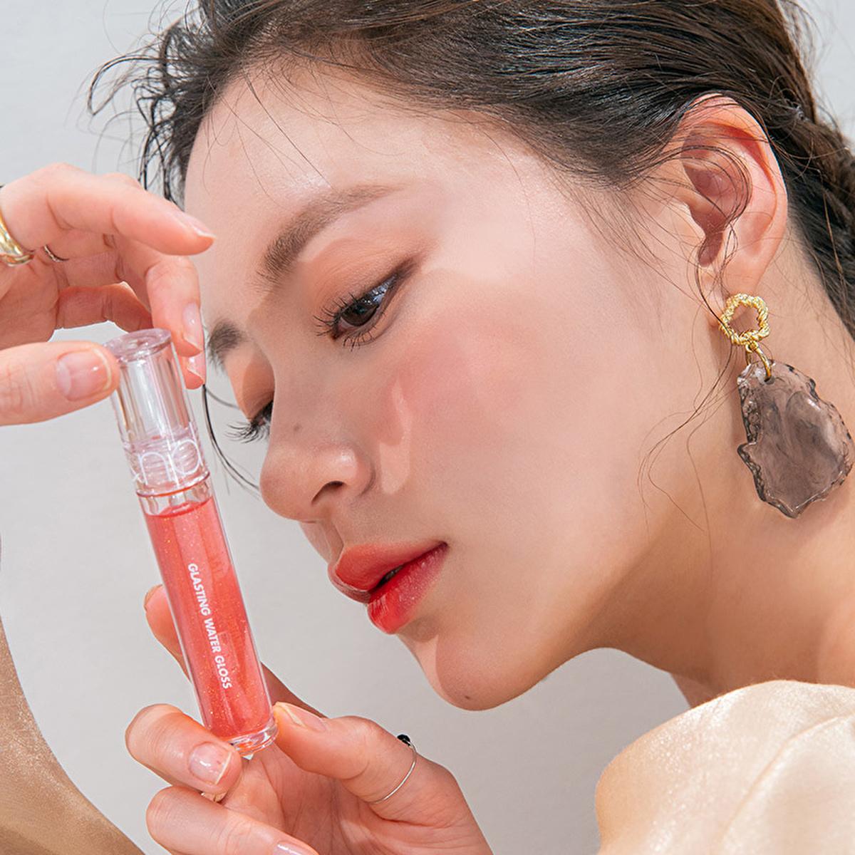 rom&amp;nd Glasting Water Gloss - Shiny, Moisturizing Lip Gloss for High-Shine Finish