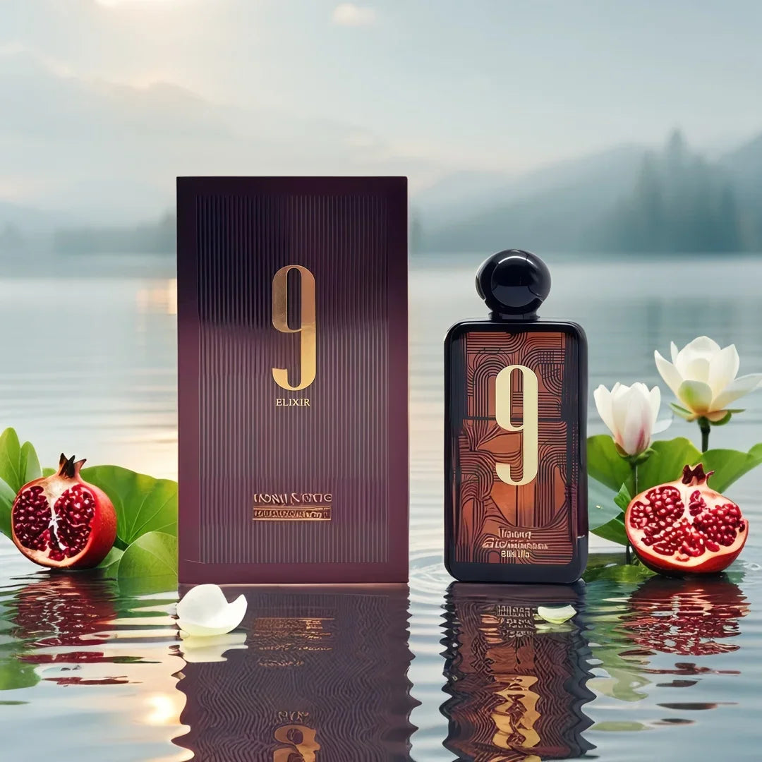Brown 9PM Elixir Unisex Extrait de Parfum, 3.4 Fl. Oz Long-lasting fragrance suitable for everyday use Valentine&