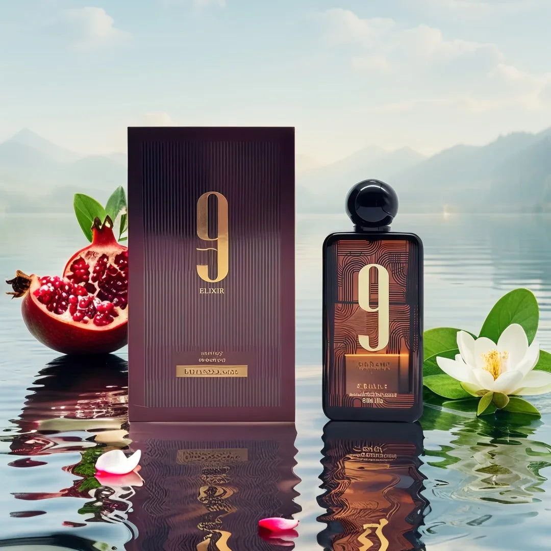 Brown 9PM Elixir Unisex Extrait de Parfum, 3.4 Fl. Oz Long-lasting fragrance suitable for everyday use Valentine&