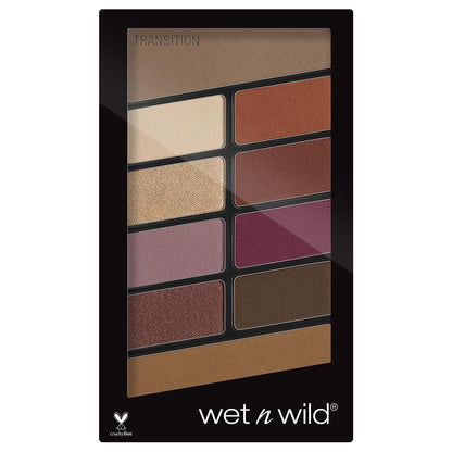 wet n wild Color Icon Rose in the Air Eyeshadow Palette - 10 Highly Pigmented Matte &amp; Shimmer Colors for Long Lasting, Versatile Eye Makeup Looks