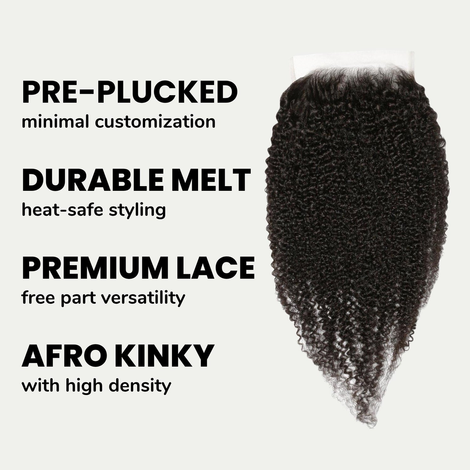 Afro Kinky 6x6 HD Lace Human Hair Closure