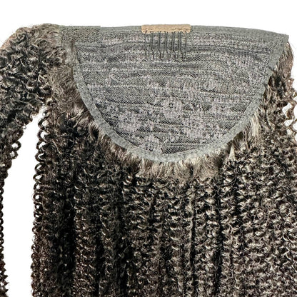Afro Kinky Curly 100% Human Hair Ponytail Extension