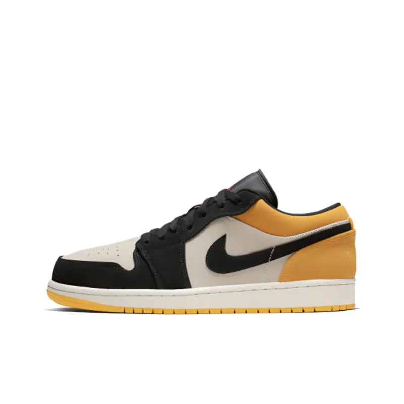 Air Jordan 1 Low Sail University Gold Black
