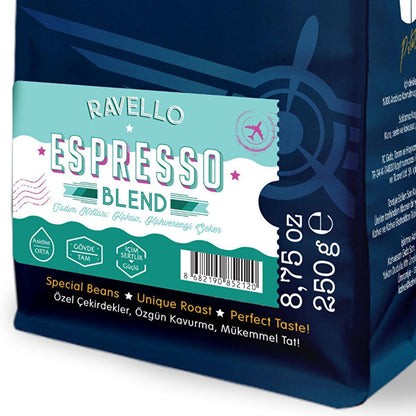Moliendo Ravello 100% Arabica Espresso Blend Coffee Beans - Specialty Coffee for Connoisseurs with Chocolate &amp; Citrus Notes