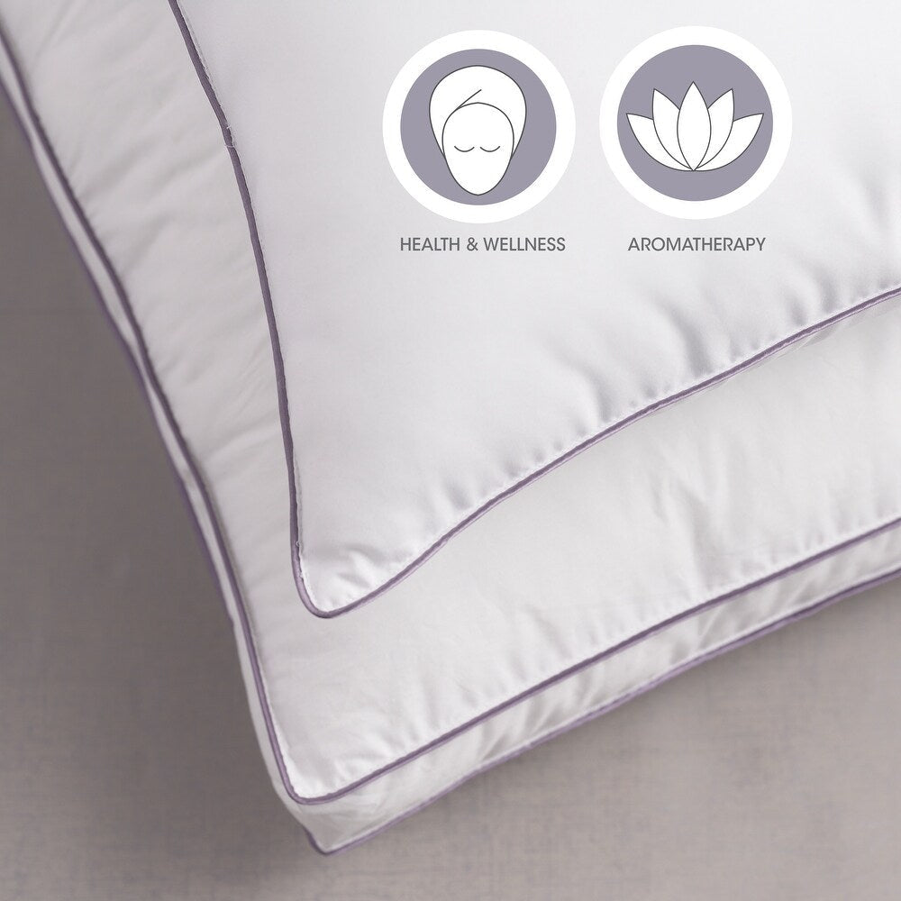 Allie by Porch &amp; Den Lavender Scented Cotton Pillow Protector
