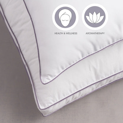 Allie by Porch &amp; Den Lavender Scented Cotton Pillow Protector
