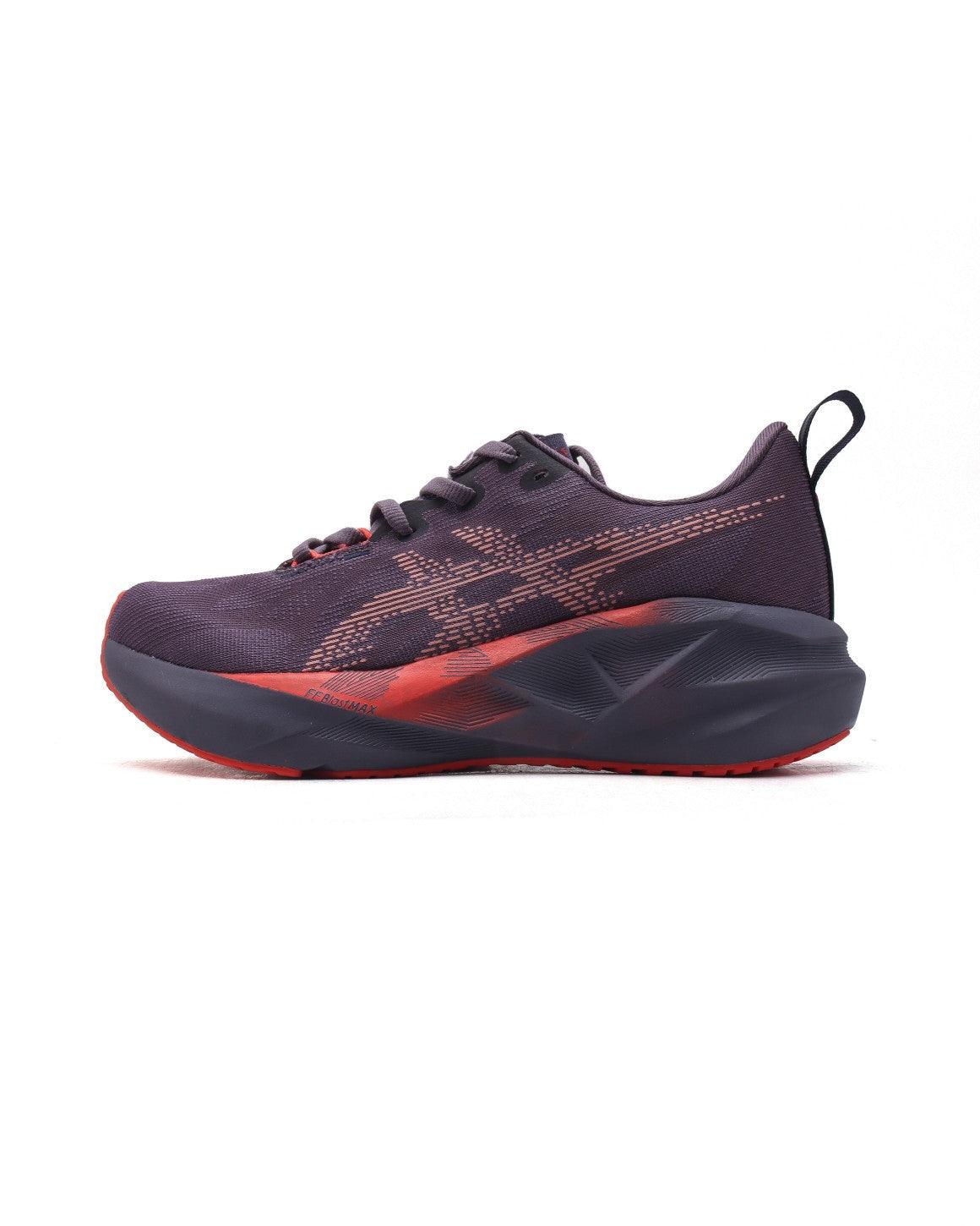 Asics Novablast 5 Greyish Purple/Coral Reef - Bouncy Running Shoes
