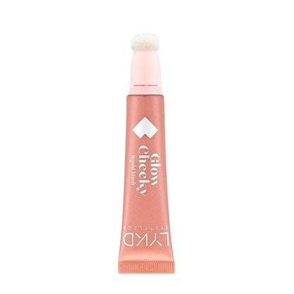 LYKD Glow Cheeky Blush Radiant Peach Powder for a Warm Glow