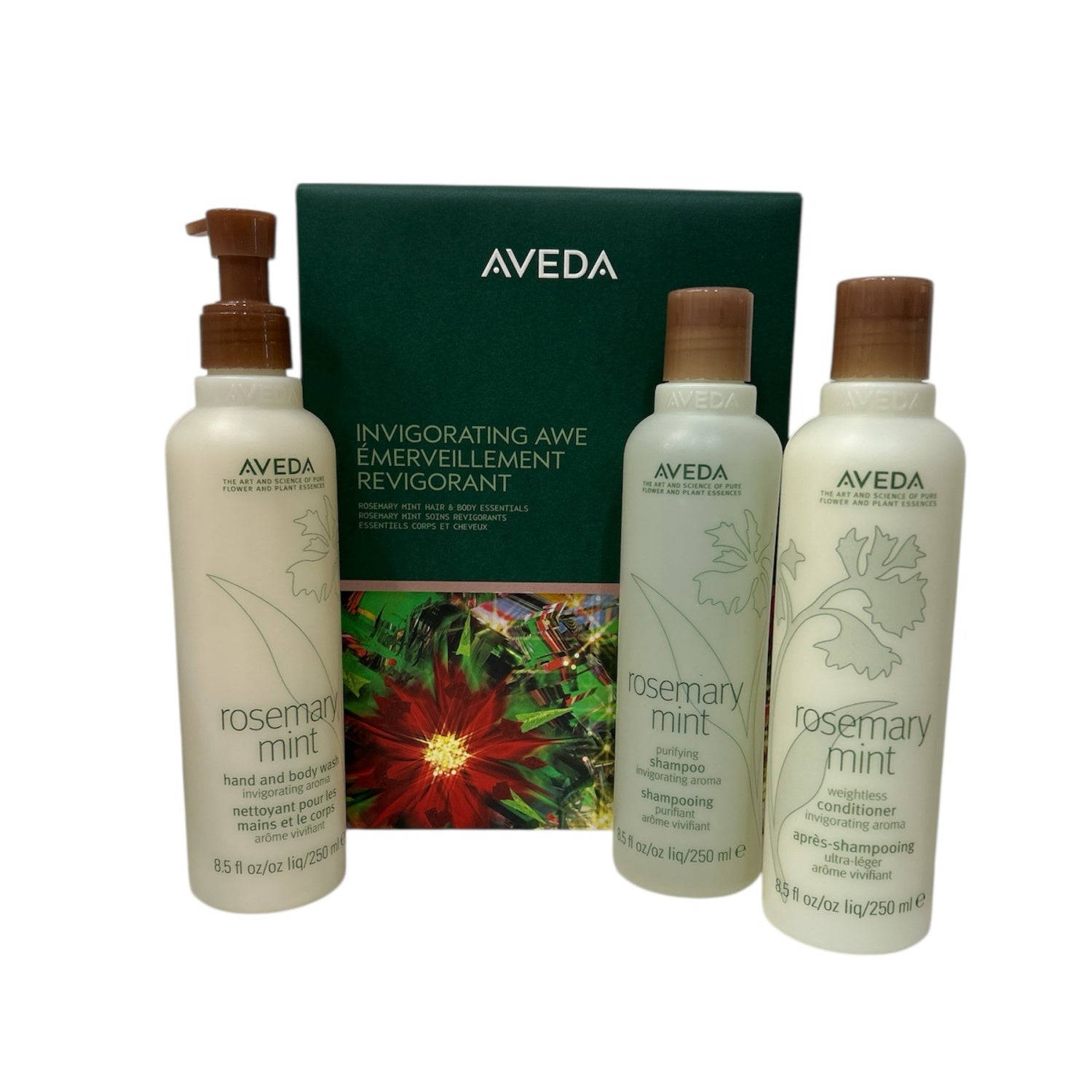 Aveda Invigorating AWE Rosemary Mint Hair &amp; Body Essentials Gift Set