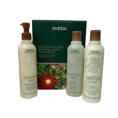 Aveda Invigorating AWE Rosemary Mint Hair &amp; Body Essentials Gift Set