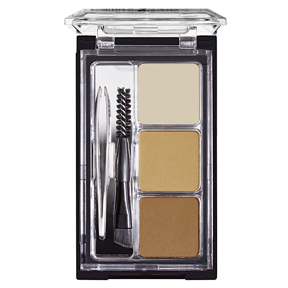 Wet n Wild Ultimate Brow Kit Soft Brown - Eyebrow Kit with 3 Shades &amp; Dual-Ended Applicator